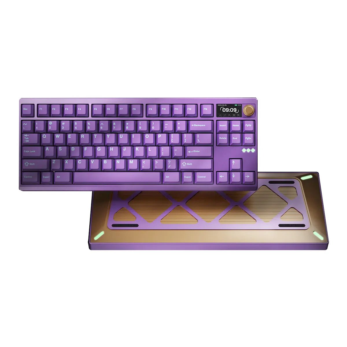 Meletrix Zoom DYNA TKL Keyboard - Eggplant Purple